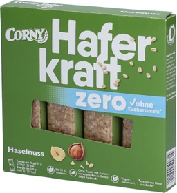 Corny Haferkraft zero Müsliriegel Haselnuss 140g (4x 35g)