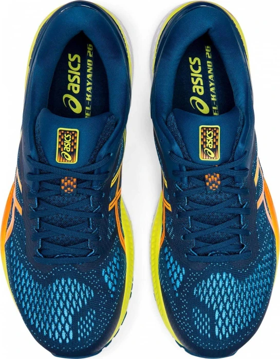 Asics Gel-Kayano 26 mako blue/sour yuzu (Herren)