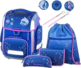 Schneiders Ergolite Underwater Love Schultaschen-Set, 9-tlg.