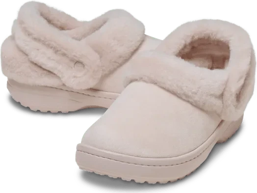 Crocs Classic Unfurgettable Vegan Suede Clog quartz