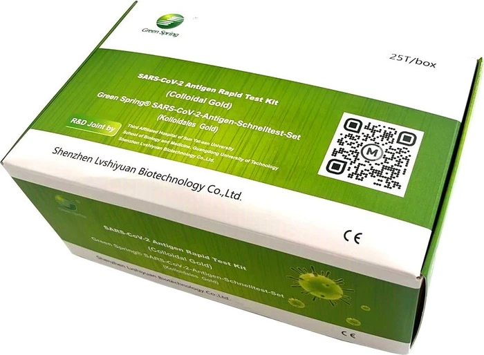 Shenzhen Lvshiyuan Green Spring SARS-CoV-2 4in1 Antigen Schnelltest, 25 Stück
