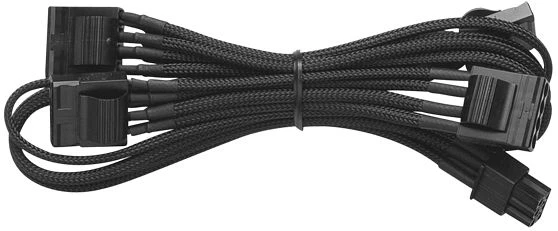 Corsair AX/AXi/CXM/HX/TX-M Sleeved Modular Upgrade-Kit Gen2, schwarz