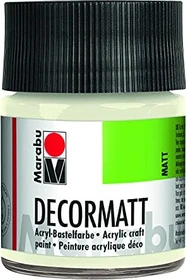 Marabu Decormatt Acryl Acrylfarbe, weiß, 50ml