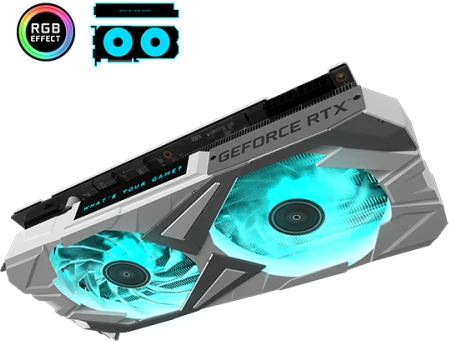 KFA2 GeForce RTX 3070 EX White (1-Click OC) LHR, 8GB GDDR6, HDMI, 3x DP