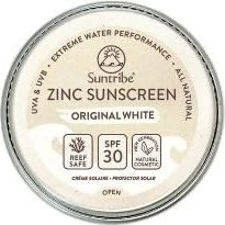Suntribe Gesicht & Sport Zink Sonnencreme Original White LSF30, 15g