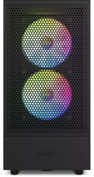 NZXT H5 Flow RGB, schwarz, Glasfenster