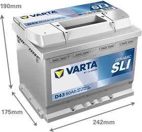 Varta Blue Dynamic D43