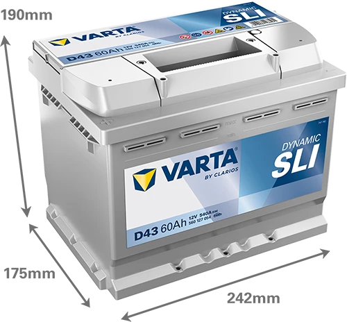 Varta Blue Dynamic D43