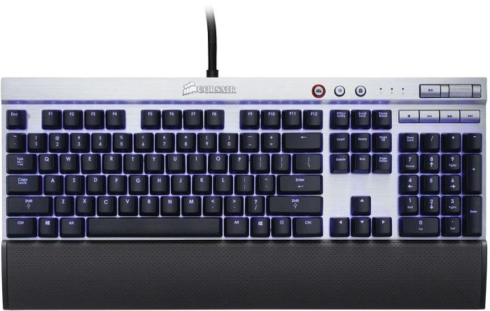 Corsair Vengeance K70 silber, MX RED, USB, UK