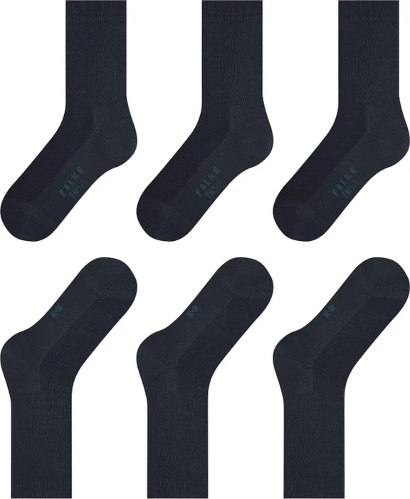 Falke Family Socken dark navy, 3 Paare (Damen)