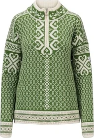 Dale of Norway Leknes Strickpullover spring green/off white/sand melange (Damen)