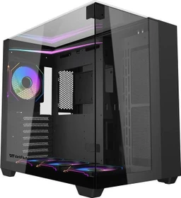DarkFlash TH285 Black, Glasfenster