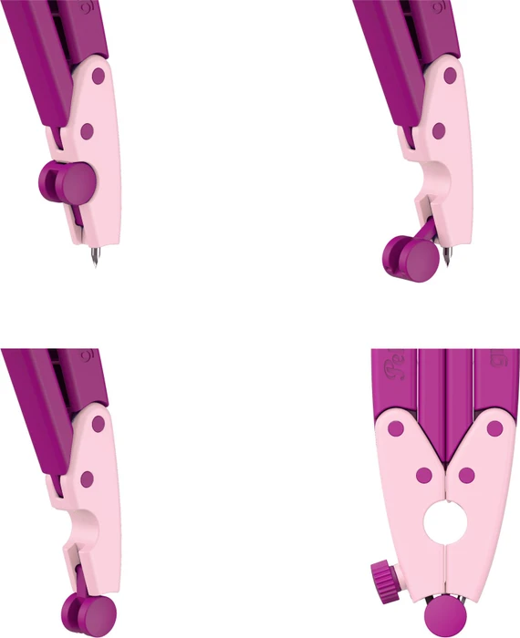 Pelikan griffix Ergonomischer Schulzirkel Sweet Berry, violett/rosa