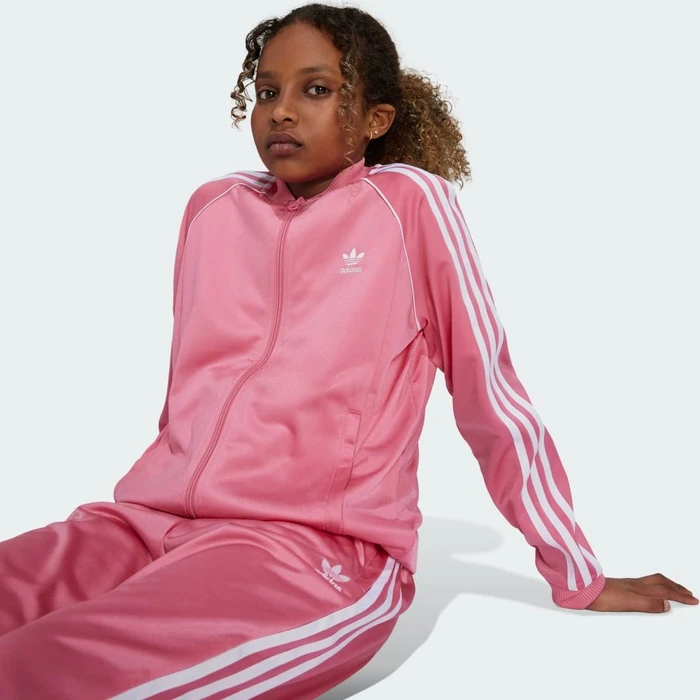 adidas Adicolor SST Trainingshose lang rose tone (Junior)