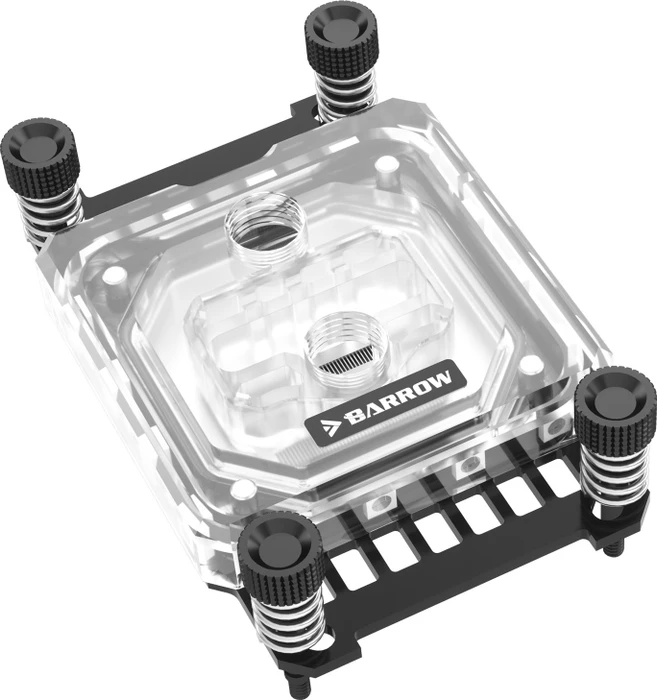 Barrow AMD AM4/AM5 CPU Waterblock schwarz, Nickel, Acryl