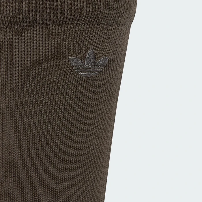 adidas Two-Toned Crew Socken silver pebble/shadow olive, 2 Paare