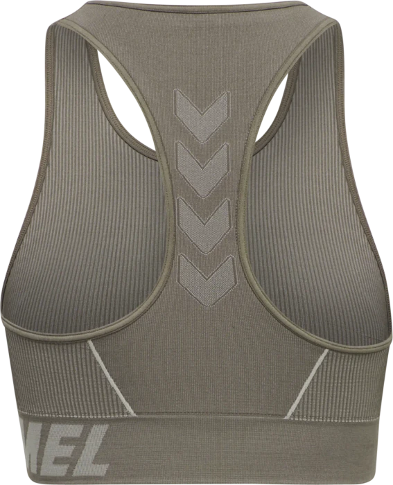 hummel Christel Sport-BH chateau gray/driftwood melange (Damen)