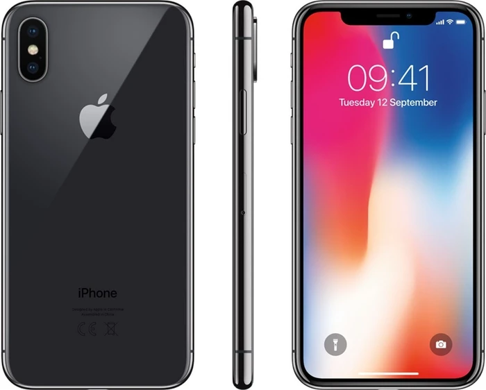 Apple iPhone X 256GB grau