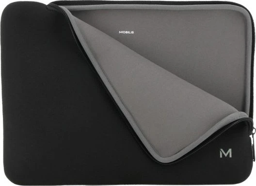 Mobilis Skin 12.5-14" Sleeve Notebook-Hülle, schwarz/grau