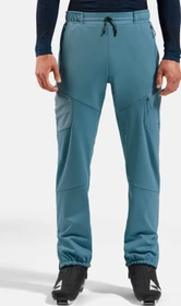 Odlo Zeroweight X-Warm Laufhose lang provincial blue (Herren)