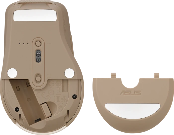 ASUS SmartO MD200 Silent Plus, Oat Milk Shade, USB/Bluetooth