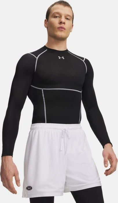 Under Armour HeatGear Elite Kompressionsshirt langarm ultimate black/reflective (Herren) (6015384-008)