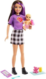 Mattel Barbie - Skipper Babysitters Inc. Puppe brünett & Baby-Puppe