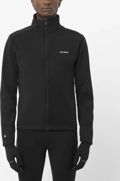 Salomon Gore-Tex Infinium Windstopper Funktionsjacke deep black (Herren)