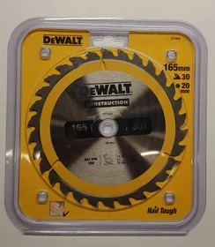 DeWalt DT1935 Kreissägeblatt 30Z, 165x1.5x20mm, 1 Stück
