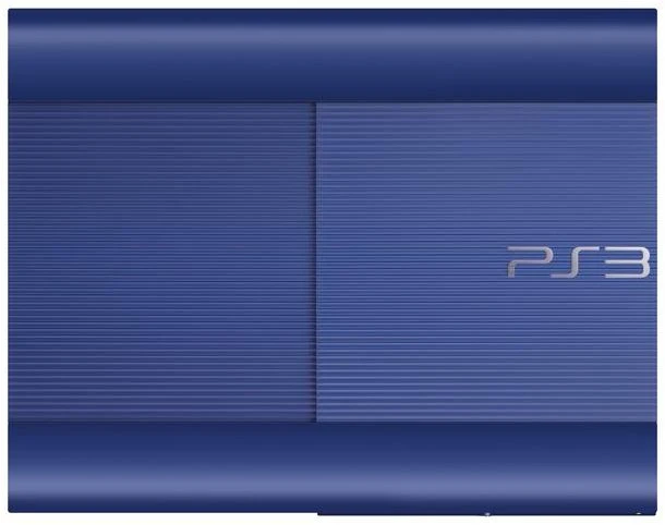 Sony PlayStation 3 Super Slim - 12GB Bundle inkl. 2 Controller blau