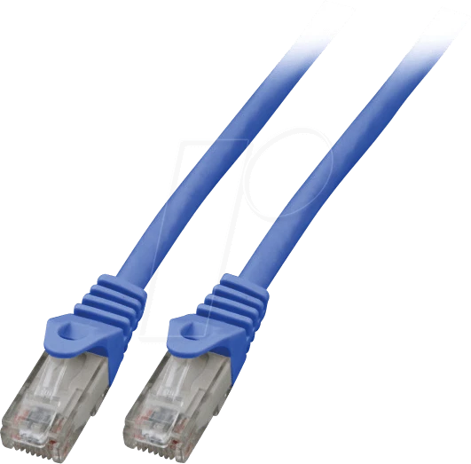 EFB Elektronik CCA Patchkabel, Cat6, U/UTP, RJ-45/RJ-45, 5m, blau