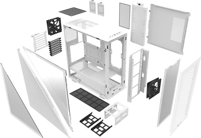 Thermaltake Divider 300 TG Air Snow Edition, weiß, Glasfenster