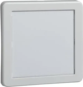 Schrack FASHION Wippe mit Schriftfeld 50x50mm, reinweiß