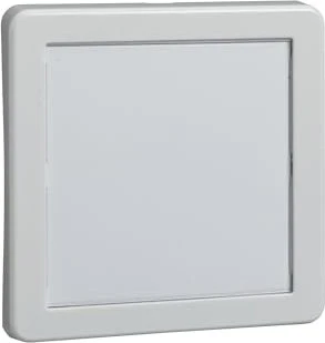 Schrack FASHION Wippe mit Schriftfeld 50x50mm, reinweiß