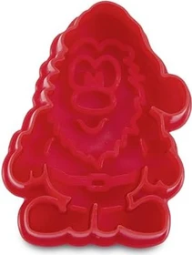 Städter Präge-Ausstecher mit Auswerfer Nikolaus 6cm rot