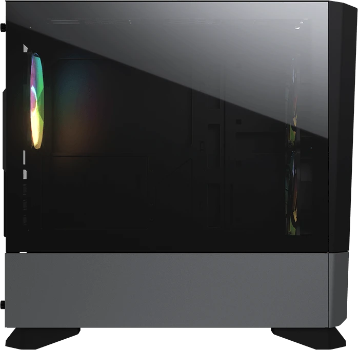 Cougar MG140 Air RGB, schwarz, Glasfenster