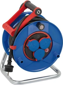 Brennenstuhl Garant Bretec Gewerbe-/Baustellen-Kabeltrommel, Schuko auf 3x Schuko, 25m, IP44, H07RN-F 3G1,5