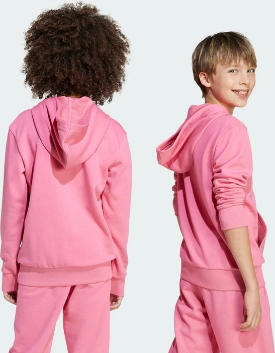 adidas Essentials Hoodie pink fusion/clear pink/white (Junior)