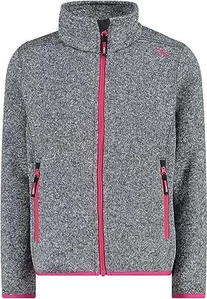 CMP Fleece Knit-Tech Meliert Jacke titanio/fuxia (Junior)