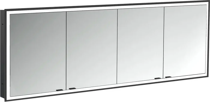 Emco Prime Facelift LED-Lichtspiegelschrank 200cm, 4 Türen, Unterputzmodell