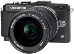 Olympus PEN E-PL5 schwarz mit Objektiv M.Zuiko digital ED 14-150mm 4.0-5.6