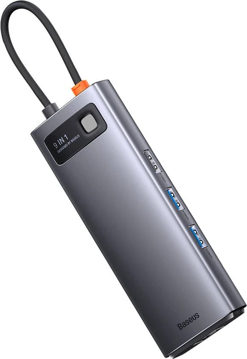 Baseus Joystar 9-in-1 Docking Station, Multiport-Adapter, USB-C 3.0 [Stecker]
