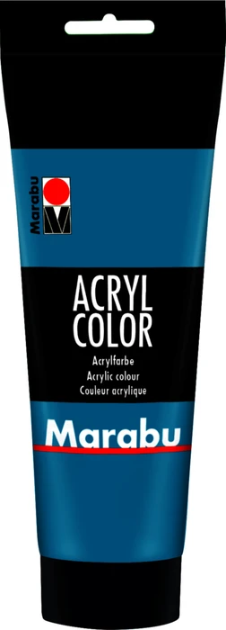 Marabu Acryl Color Acrylfarbe, cyan, 225ml