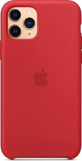 Apple Silikon Case für iPhone 11 Pro rot
