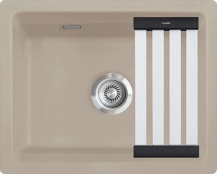 systemceram Kara 57 F/o Einbau Becken mittig fango