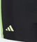 adidas Colourblock 3-Streifen Badehose black/green night/lucid lime (Junior) Vorschaubild