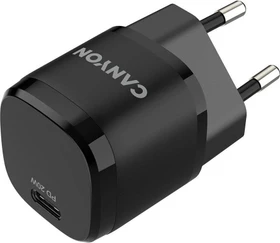 Canyon USB-C PD Mini Wall Charger H-20-05 schwarz