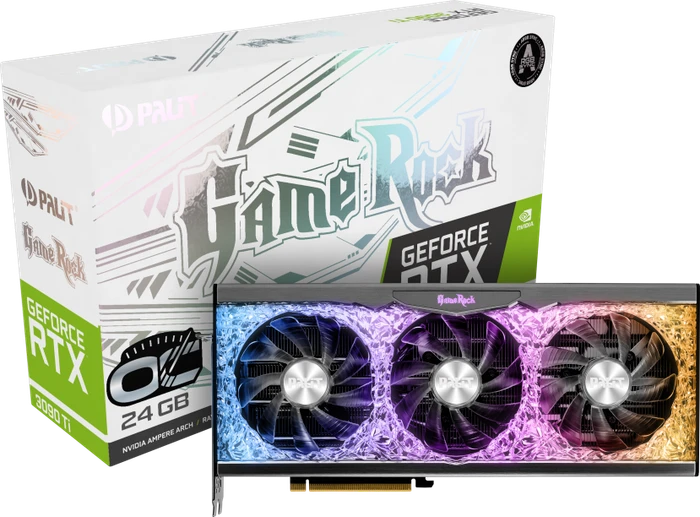 Palit GeForce RTX 3090 Ti GameRock OC, 24GB GDDR6X, HDMI, 3x DP