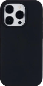 eSTUFF Infinite Riga Silicone Cover für Apple iPhone 15 Pro schwarz