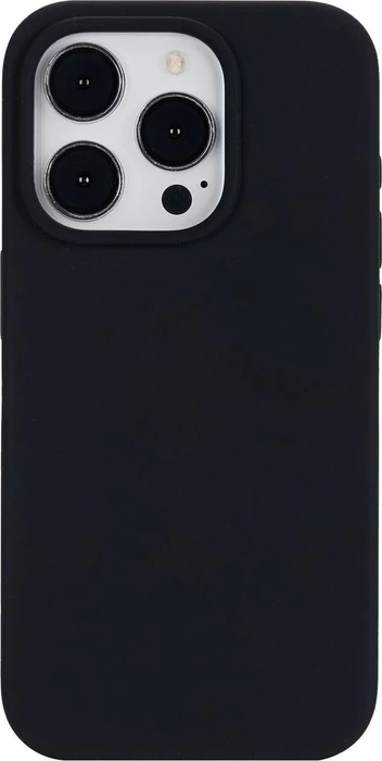 eSTUFF Infinite Riga Silicone Cover für Apple iPhone 15 Pro schwarz